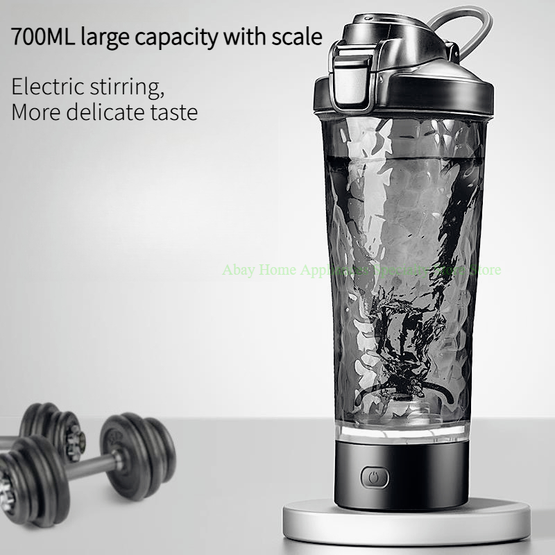 Protein Bar - 700ML Şarj Edilebilir Elektrikli Karıştırma Şişesi