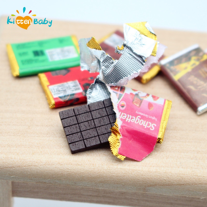 Chocolate Snack - 1/12 minyatür Dollhouse Mini çikolata Bar
