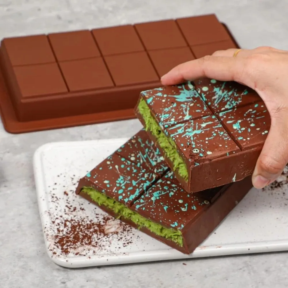 Protein Bar - Silikon Çikolata Kalıbı, Dikdörtgen Şekilli, Kolay